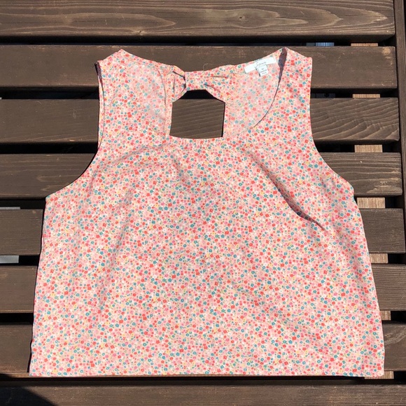 Soprano Floral Print Crop Top - Picture 1 of 4